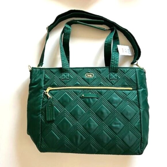 Lug Wicked x Lug Paddle Carry-All Tote Wickedly Green *As Is* - Picture 7 of 14